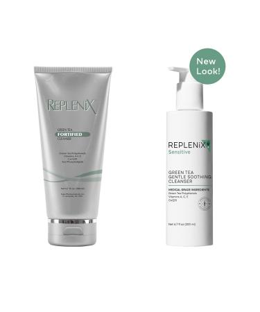 Replenix Green Tea Gentle Soothing Cleanser - 6.7 oz - Sensitive Skin Face Wash - Buy Online on SooperMarket.com