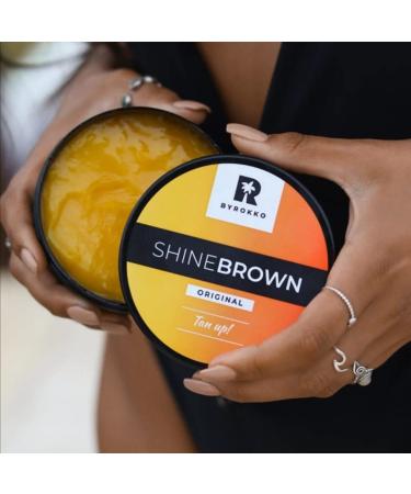 BYROKKO Shine Brown Tanning Cream Original 190 ml | with 100% Natural Carrot Oil that Makes Your Tanning Faster!