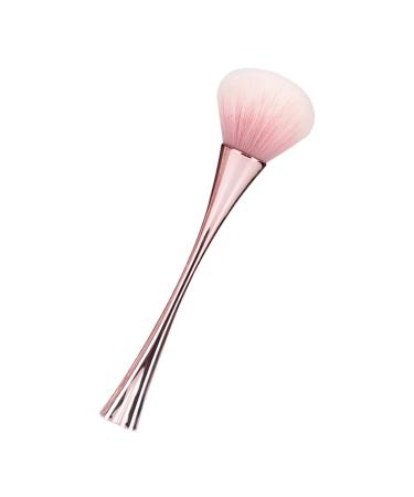 Veeteah Setting Powder Brush Loose Powder Standing Brush | Powder Foundation Brush Cosmetic Brushes for Complete Coverage and Prefect Finish Standing four-leaf clover makeup brush gold + PVC