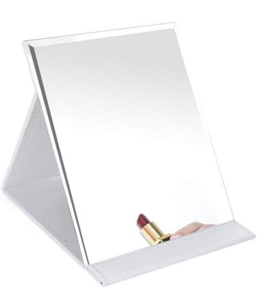 Buy ZCOOOOOOOL Large Portable Super HD Makeup Mirror - 10x7 Inches Multi-Stand Freehand/Handheld/Tabletop Foldable Super Large White - International Shipping - Buy Online on SooperMarket.com