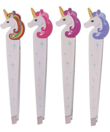 Rainbow Unicorn Metal Tweezers - Precision Eyebrow & Facial Hair Removal Tool - Buy Online on SooperMarket.com