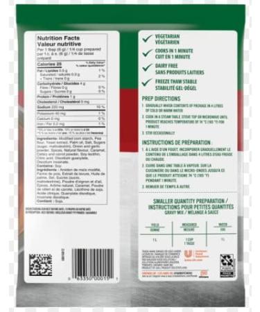 Knorr Professional Brown Gravy Gluten Free and Vegan 408 gr Pack of 6 - Buy Online on SooperMarket.com