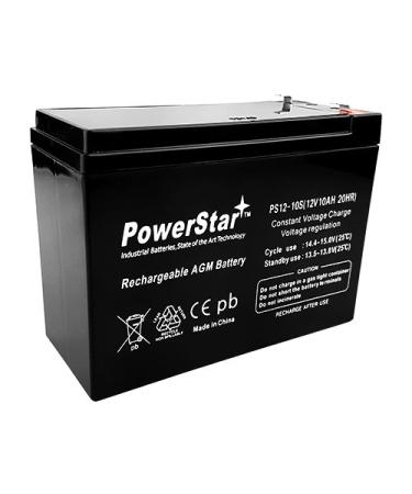 12V 10AH Replacement for WP10-12SE WP1012 Sealed Lead Acid Portable Battery