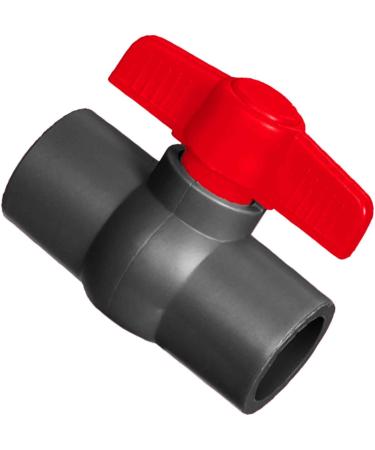 MegaHaustechnik PVC Ball Valve - 40mm Adhesive Fitting for Pipe - International Shipping Available - Buy Online on SooperMarket.com