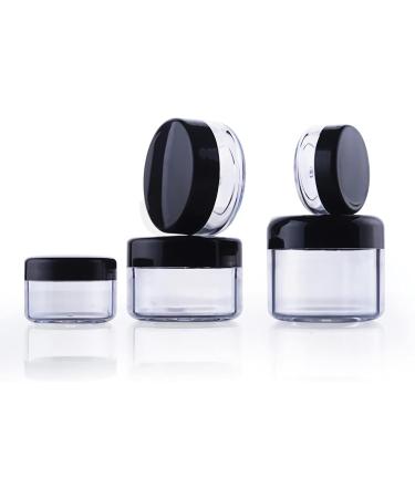 Zeoabsy 20ml Clear Empty Cream Can - 20 Pieces Transparent Crucible with Pink Screw Cap for Lotion Mini Candles Nail Art & Lip Balm - Buy Online on SooperMarket.com