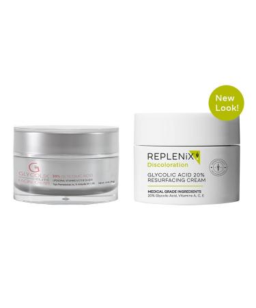 Replenix Glycolic Acid 20% Resurfacing Cream - Skin Renewing Moisturizer 1.7 Oz - Buy Online on SooperMarket.com