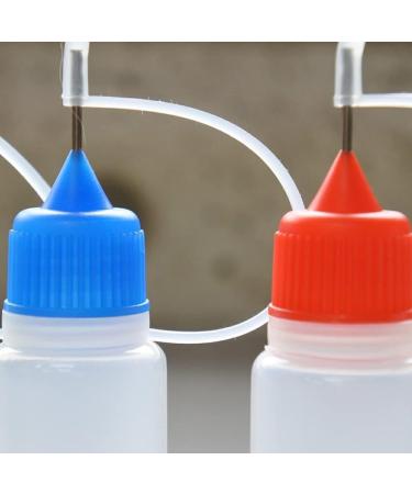 Dajidafu Oil Dropper Bottle with Steel Needle DIY Crafts Drip Storage Essential Dispenser Accessory Professional Random Color - Buy Online on SooperMarket.com