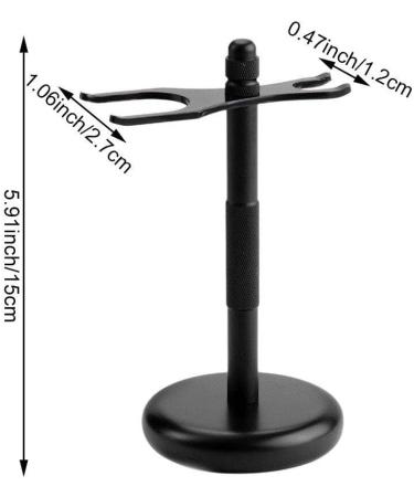 Amoy Men Razen Halter Stainless Steel Razor Stand - Premium Safety Shave Stand & Brush Holder for Restaurants | International Shipping - Buy Online on SooperMarket.com