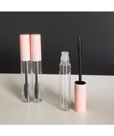 10 Pcs 5ml Small Empty Mascara Tubes Plastic Clear Mascara Brush Tubes Refillable Eyelash Cream Tubes Mascara Wand Containers with Eyelash Wands - Buy Online on SooperMarket.com