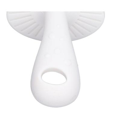 Silicone Baby Teether Stick for 6-12 Months | Easy-to-Clean Teething Toy in Candy Shape | BPA-Free (Pink White) - Buy Online on SooperMarket.com