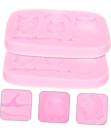 Ciieeo 2pcs Baking Silicone Mold Silicon Molds Clay Mold 3D Owl Shape Molds Fondant Tools Silicone Molds Cake Stencils Candle Molds Silicone Baking Pan Jelly Halloween Silica Gel - Buy Online on SooperMarket.com