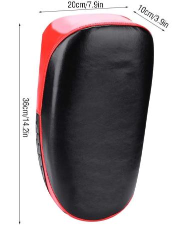 Kickboxing Training Pads | Martial Arts Hand Pads for Men and Women | Boxing Kick Shield in Black & Red - Buy Online on SooperMarket.com