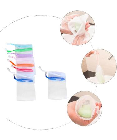 PLAFOPE 10pcs Soap Foaming Net Bar Soap Saver Pouch Soap Pouch Soap for Soap Bars Foam Net 15X9cm As Shown - Buy Online on SooperMarket.com