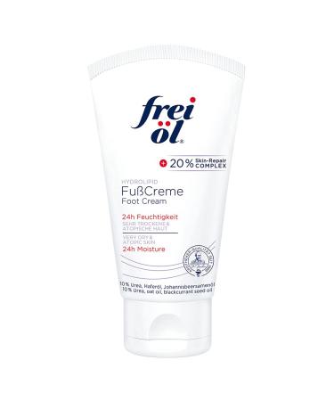 Free oil hydrolipid foot cream 24h moisture and regeneration of the skin protection barrier against cornea dermatologically tested vegan 75 ml 75 ml (1 Pack)