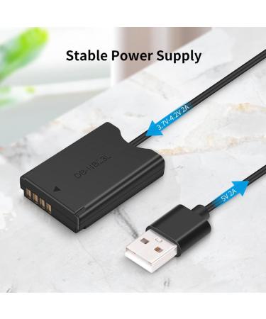 Knadgbft -13L Dummy Battery with USB-A Power Adapter DC Coupler for G7X2 G7X3 G5X2 G9X2 G1X3 G5X G9X SX620 SX720 SX730 - Buy Online on SooperMarket.com