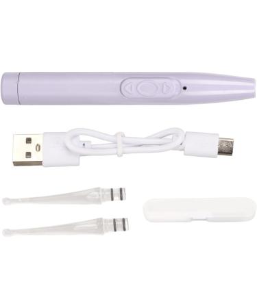 Kids LED Ear Pick Spoon - Purple Round Tip Ear Spoon with Flashlight and Storage Case - Buy Online on SooperMarket.com