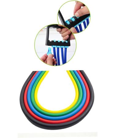Kisangel Elastic Exercise Band - Resistance Ropes for Arm & Chest Training | Fitness Equipment for Muscle Strengthening - Buy Online on SooperMarket.com