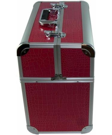 Buy N&BF Professional Large Aluminum Makeup Case - Lockable Multi-Compartment Beauty Case (Pink) | International Shipping - Buy Online on SooperMarket.com