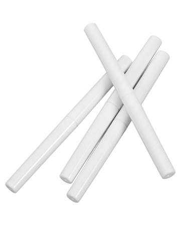 PLAFOPE 4pcs Double-ended Silicone Liner Lipstick Lip Mask Applicator Reusable Lip Cosmetic Lipstick Brush Makeup Applicator Eye Shadows Eyeshadow Lip