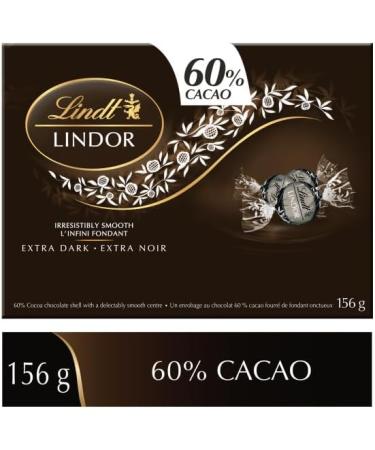 Lindt LINDOR 60% Cacao Dark Chocolate Truffles Gift Box 156-Gram Box Chocolate Gift Box Perfect for Gifting - Buy Online on SooperMarket.com