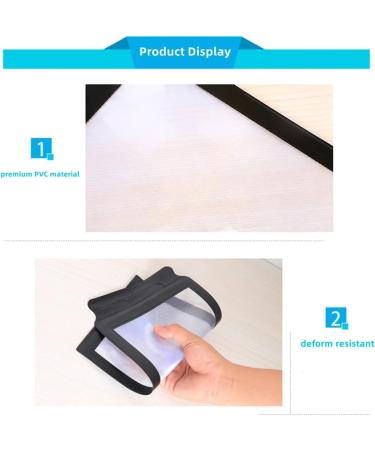 Jeanoko Reading Magnifier Magnifier Sheet PVC Bookmark Reading Aid A4 Full Page 3X Magnifying Tool for Elderly and People with Low Vision - Buy Online on SooperMarket.com