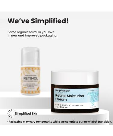Retinol Cream for Face - 2.5% Anti-Aging Moisturizer with Vitamin E & Hyaluronic Acid | Hydrating Night Cream - 1.7 Oz - Buy Online on SooperMarket.com