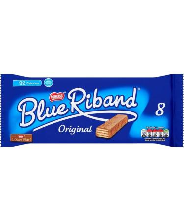 The Original Nestle Biscuit Bars with Milk Chocolate - BLUE RIBAND Milk Chocolate Biscuit Bars Having 8 Chocolate Bars Each Pack (Pack of Eight 18g) - Buy Online on SooperMarket.com
