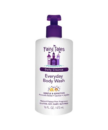Fairy Tales Daily Cleanse Kids Body Wash  Everyday Body Wash for Kids and Toddler- Soap for Bath or Shower  No Harsh Chemicals or Toxins - 16oz