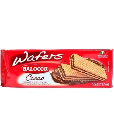Balocco Wafers Cocoa | 175G | Cocoa Cream | Wafers Chocolate | Perfect Snacks for Every Time | Chocolate Cream | Flavored Sandwich Biscuit Wafer (Pack of 4) COCOA-PACK OF 4 - Buy Online on SooperMarket.com