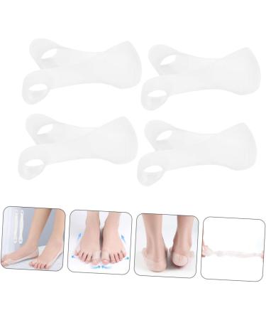 Sleeve Protectors 8 Pcs with Big Splitter, Thumb Protector, and Hallux Valgus Separators - Convenient Straps for Men - Soft Elasto Gel - Transparent - 23.5x2.3cm - Set of 2 - Buy Online on SooperMarket.com