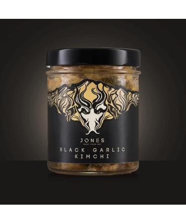 Jones Trust Your Gut Welsh Black Garlic Kimchi (2 x 370g) Raw & Unpasteurised Naturally-Fermented Kimchi with Good Gut Bacteria - Buy Online on SooperMarket.com