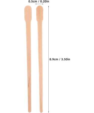 Beaupretty 100 Large Wax Sticks - Wooden Hair Removal Spatula for Smooth Skin | International Shipping - Buy Online on SooperMarket.com
