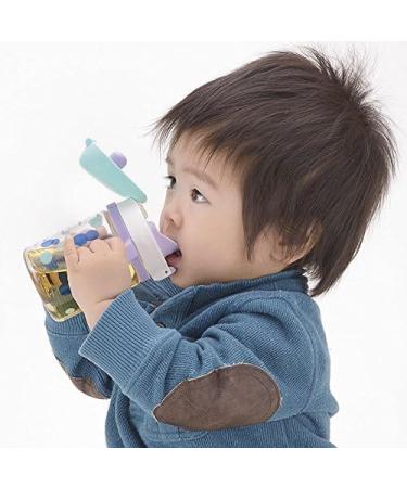 Richell Aqulea Outing Straw Mug 200 Light Blue | Eco-Friendly Travel Tumbler - Buy Online on SooperMarket.com