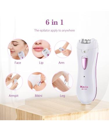 Smooth Glide Epilator for Women - Facial Hair Removal Tool for Face, Legs, Arms, Armpits, and Bikini Area - Buy Online on SooperMarket.com