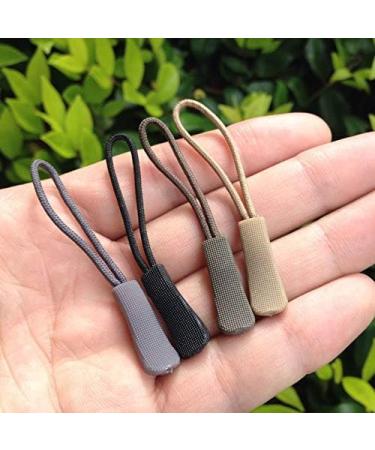 POFET 10pcs Zip Tags Cord Pulls Zipper Extensions - Green Zip Sliders for Easy Use | International Shipping Available - Buy Online on SooperMarket.com