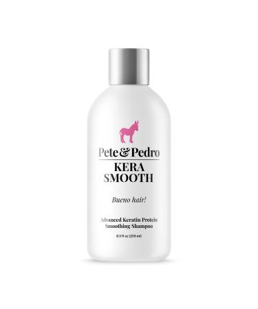 Pete & Pedro KERASMOOTH SHAMPOO Strengthening & Smoothing Keratin Protein Moisturizing Daily Cleanser Prevents Breakage Removes Buildup Reduces Frizz & Flyaways| Shark Tank Featured 6 oz.