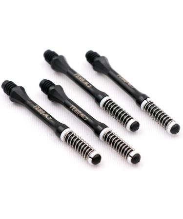 CUESOUL TERO AK7 Slim Dart Shafts Set of 3 - Black, Shaft Length 40mm - for Steel Tip and Soft Tip Darts - Buy Online on SooperMarket.com