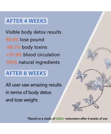 Beautification Magnetotherapy Body Detox Butterfly Earrings Non Piercing Magnetic Acupressure Slimming Earrings Butterfly Ear Cuffs Non Pierced Acupressure Slimm_ing Earrings for Women (2pcs-silver) - Buy Online on SooperMarket.com