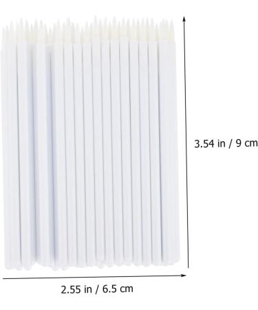 PLAFOPE 200 Pcs Disposable Eyeliner Brush Cosmetic Brush Makeup Lip Lip Gloss Cosmetic Eye White - Buy Online on SooperMarket.com