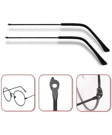 Ranara Replacement Glasses End Tips - Vintage Metal Frames Spare Arms & Accessories - Black - Buy Online on SooperMarket.com
