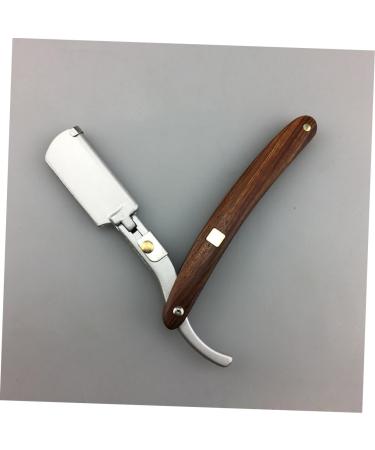 Angoily 2pcs Cutlery Holder - Safe Manual Razor for Men with Wooden Handle & Metal Design | International Shipping Available - Buy Online on SooperMarket.com