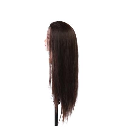 Head Studio Dolls - 60cm Hairdresser Doll for Practice | Blond Brown & Dark Fiber Boil-Proof Hair - Buy Online on SooperMarket.com