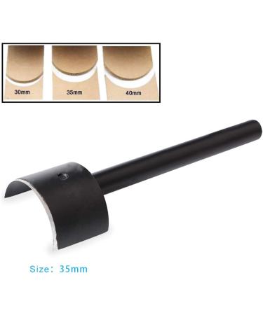 Half-Round Leather Craft Cutter Punch Set - 7 Sizes (15-45 mm) for DIY Wallets, Belts, and Bags - Buy Online on SooperMarket.com