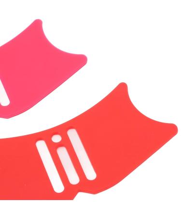 Shop Nose Shadow Template - Silicone Contour Tool & Makeup Set for Perfect Contours (Rose Red & Red - Buy Online on SooperMarket.com
