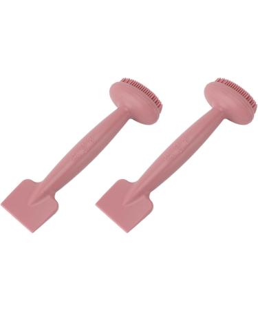 2Pcs Face Mask Brush 2Pcs Face Mask Brush Silicone Facial Cleansing Brush Scraper Tool Cleaning for Beauty Salon Apply Mud Mask (Pink) - Buy Online on SooperMarket.com