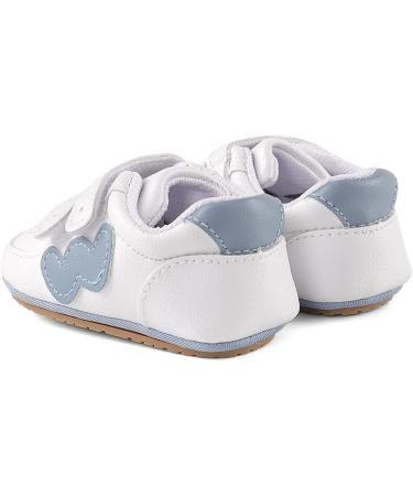 Cheerful Mario Baby First Walking Shoes - Soft PU Leather, Anti Slip Sole | 6-12 Months | W Blue - Buy Online on SooperMarket.com
