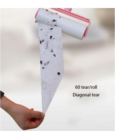 16cm Large Surface Lint Roller with 7 Refills - Effective Pet Hair Remover for Clothes & Furniture - 420 Sheets - Purple Rodillo Quitapelusas - Buy Online on SooperMarket.com