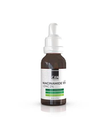 ican london Niacinamide 10% + Zinc 2% For Face Blemish Pore Refining Serum 30ml