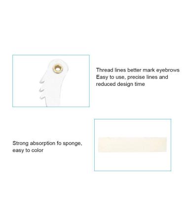 Eyebrow Ruler & Microblading Stencil Kit - Perfectly Shape Your Brows | International Shipping - Buy Online on SooperMarket.com