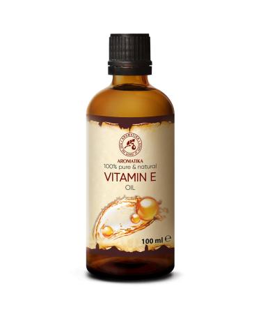 Vitamin E oil 100ml - of course - rich in vitamin E - vitamin e oil - care for face - body care - hair - cosmetics oil 100 ml (1 Pack)
